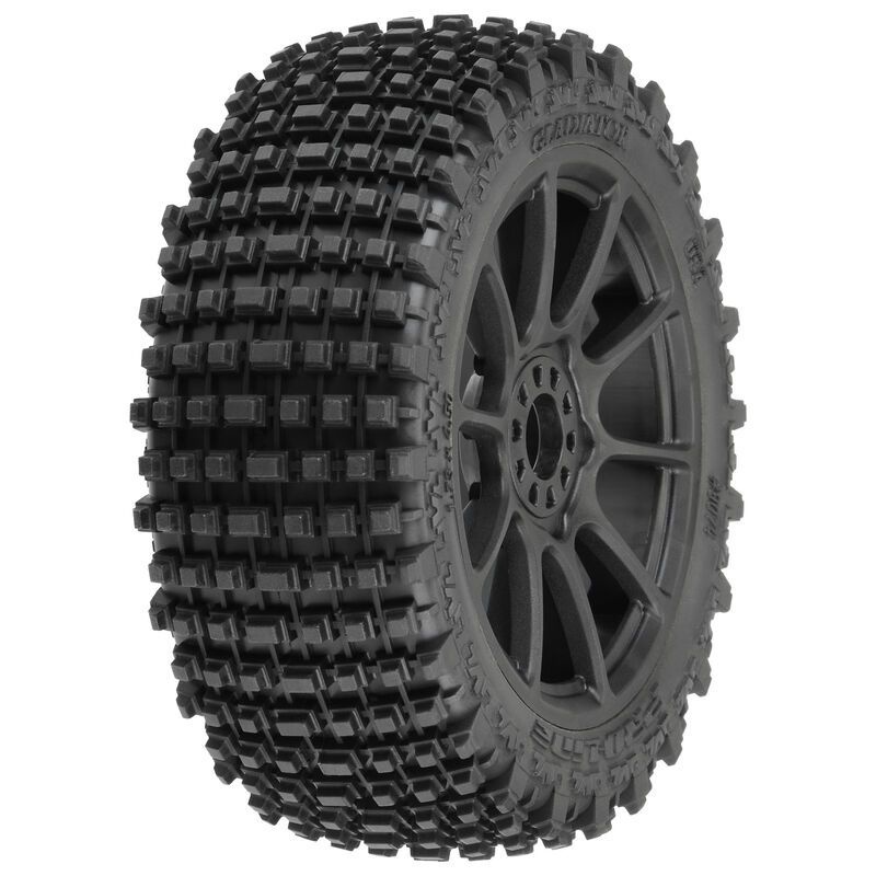 Pro-Line Gladiator M2 (medium) auf Felge Mach10 schwarz v/h Verbrenner 1:8 Offroad 9074-21
