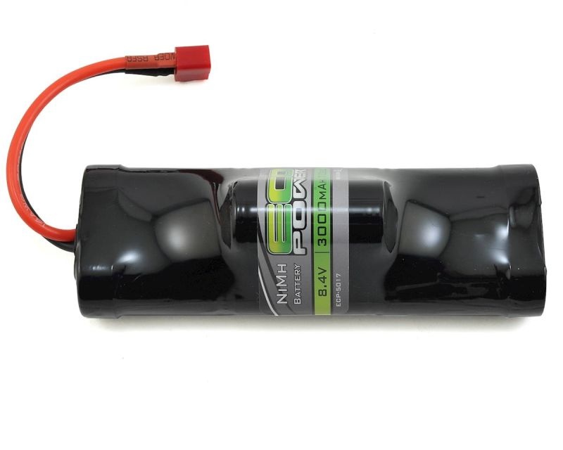EcoPower 8.4V/3000mAh 7-Cell NiMH Hump Pack Batterie mit T-Style Stecker ECP-5017