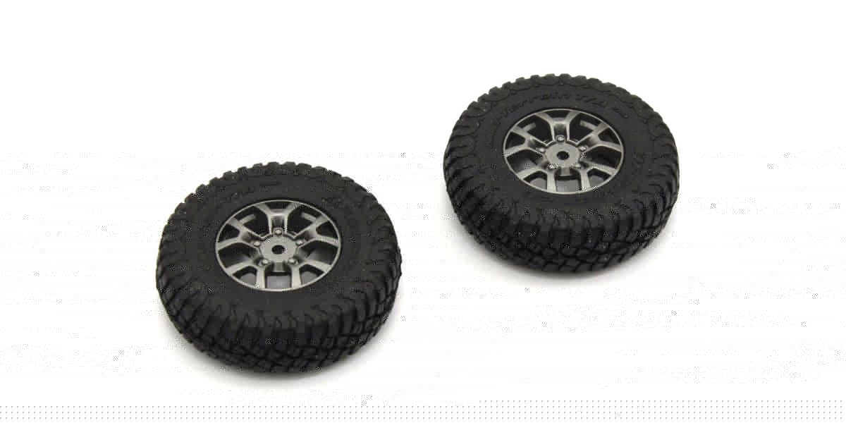 Kyosho Verklebte Reifen (2) Jimny Mini-Z 4X4 MX01 - Heavy Weight MXTH002HW
