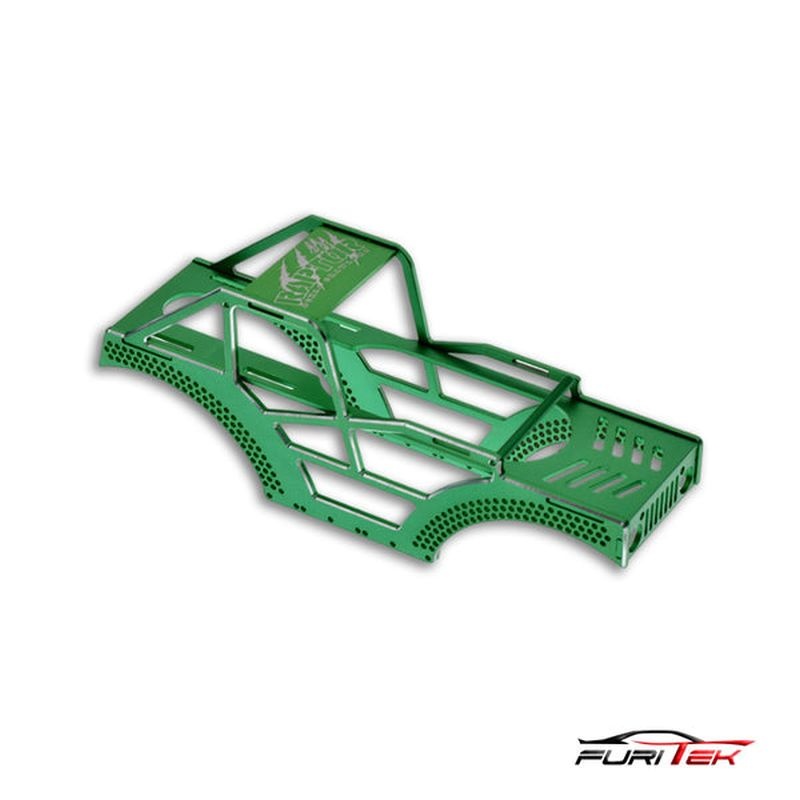 FURITEK RAPTOR ALU FRAME KIT FOR SCX24 CRAWLERS - GREEN SEAFOAM Kits - Rock Crawler FUR-2108