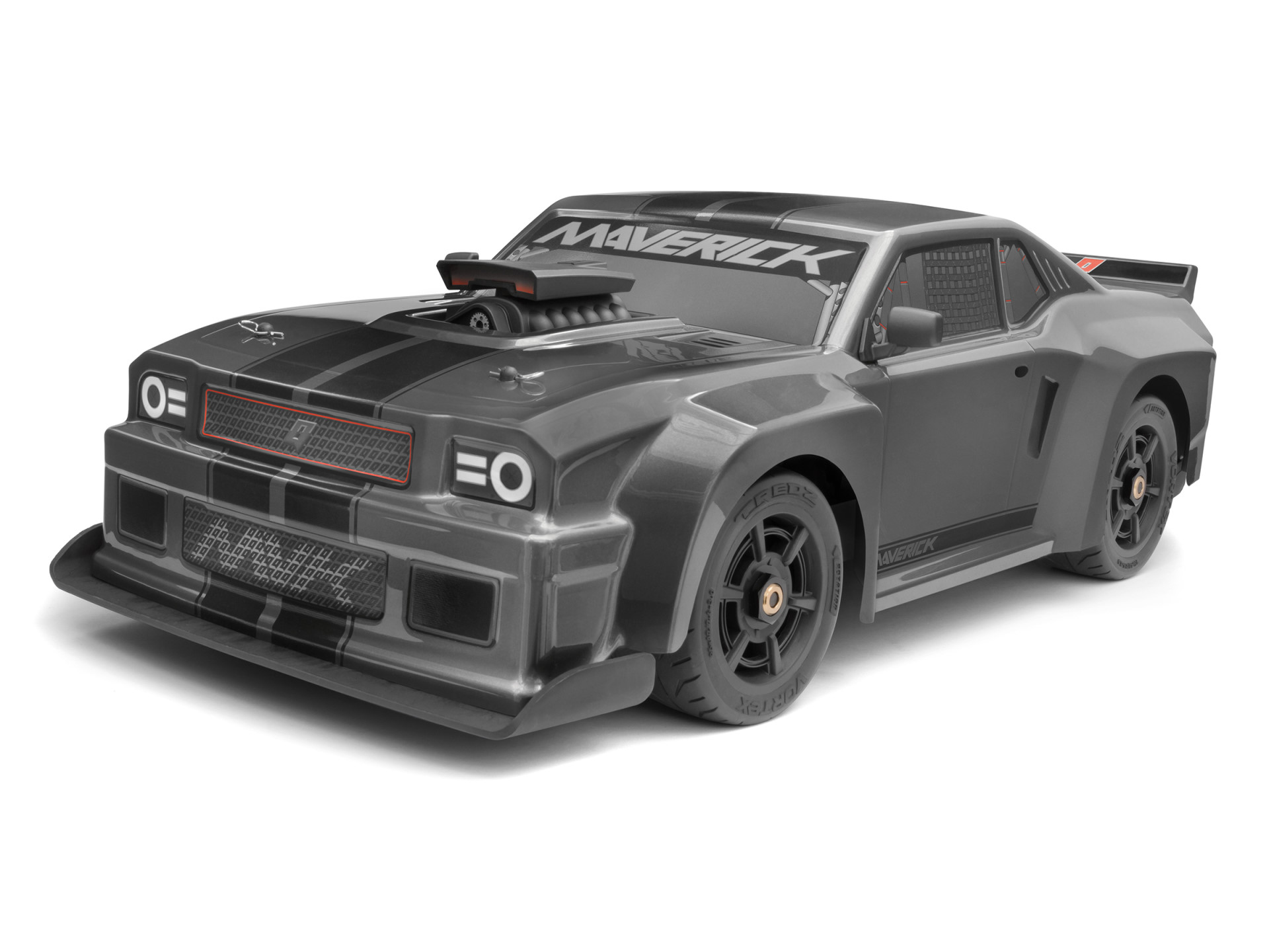 MAVERICK QuantumR Flux 4S 1/8 4WD Muscle Car - Grey 150311 - Abbildung 1