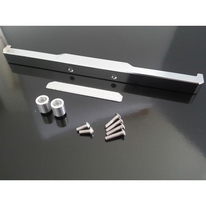 SAMIX Aluminium Bumper Set hinten chrome für Tamiya 1850L TRA-6054SC