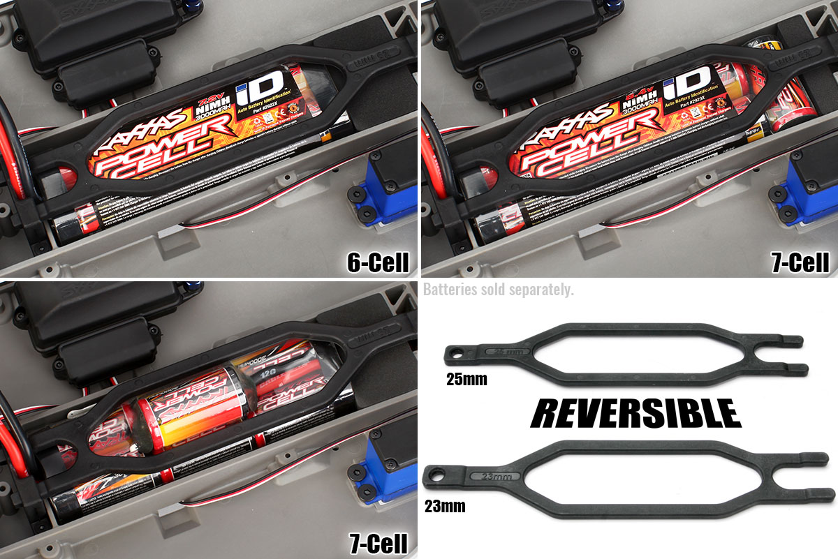 Traxxas Slash 2WD 1/10 Orange RTR Clipless HD incl. USB-Lader & Akku 58234-8 - Abbildung 4
