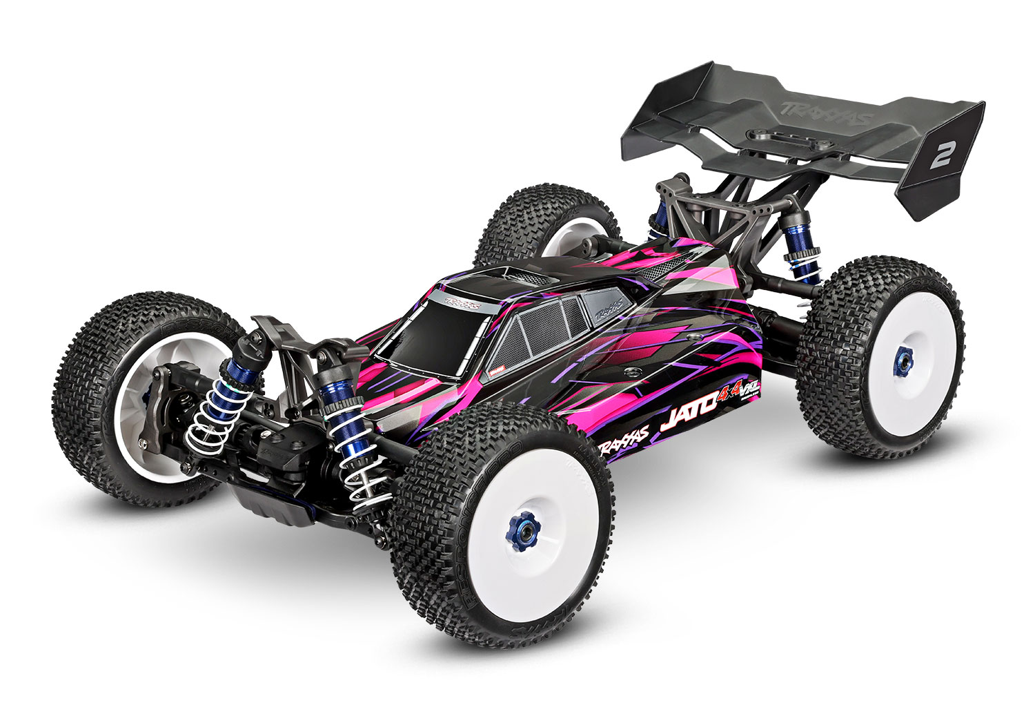 Traxxas JATO 4x4 VXL 4S Brushless Buggy pink HD-Teile RTR 90386-4 - Abbildung 1