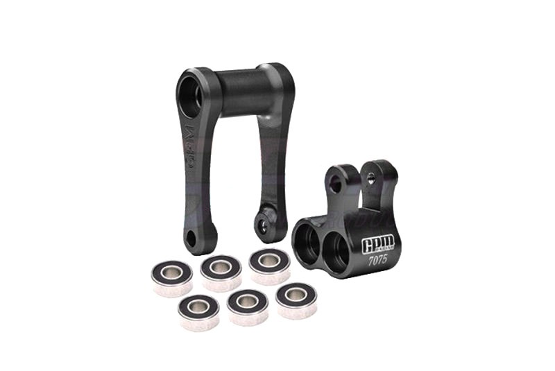 GPM ALU Knuckle & Pull Rod (größere Lager)  1/4 PROMOTO-MX MOTORCYCLE RTR FXR-LOS06000/6 MX030BK