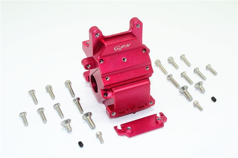 GPM Alu Getriebegehäuse v/h rot ARRMA Kraton, Tali, Typh, Sent,Outca,Notor,Infra,FT 6s MAK012R