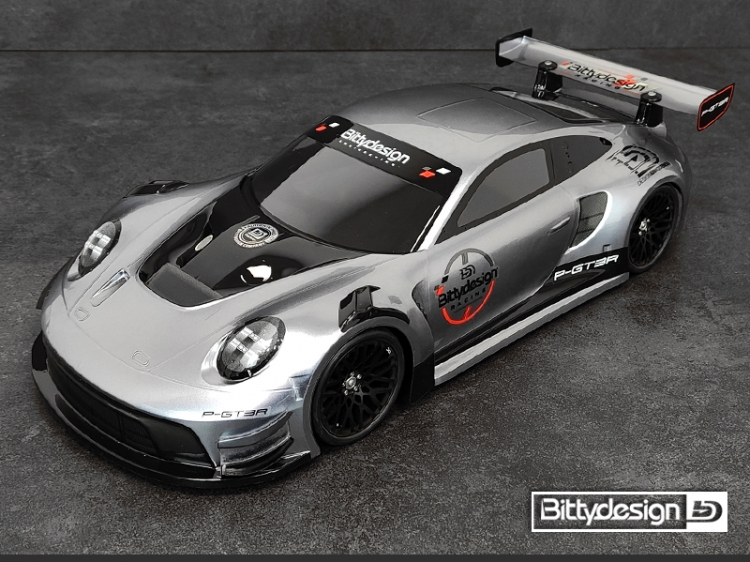 Bittydesign P-GT3R 1/10 GT Clear Body 190mm BDGT-190PGT3R