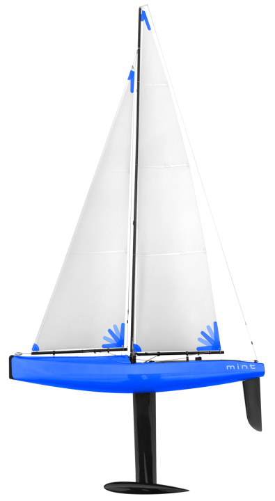 Joysway Sailboat Mint IOM PNP Pearl Blue JW8820PB - Bild 1