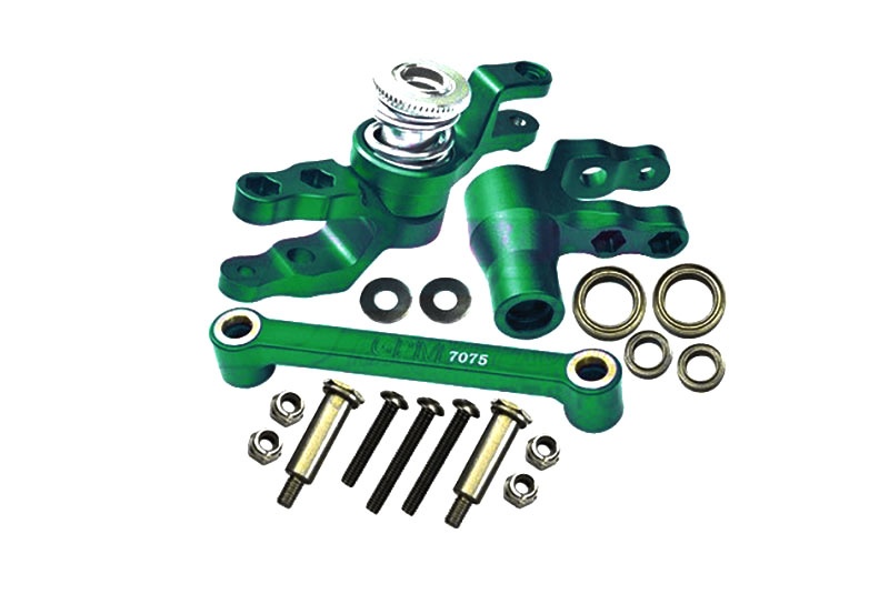 GPM Aluminium Lenk-Set komplett grün TRX Maxx, Maxx Slash TXMS048NG