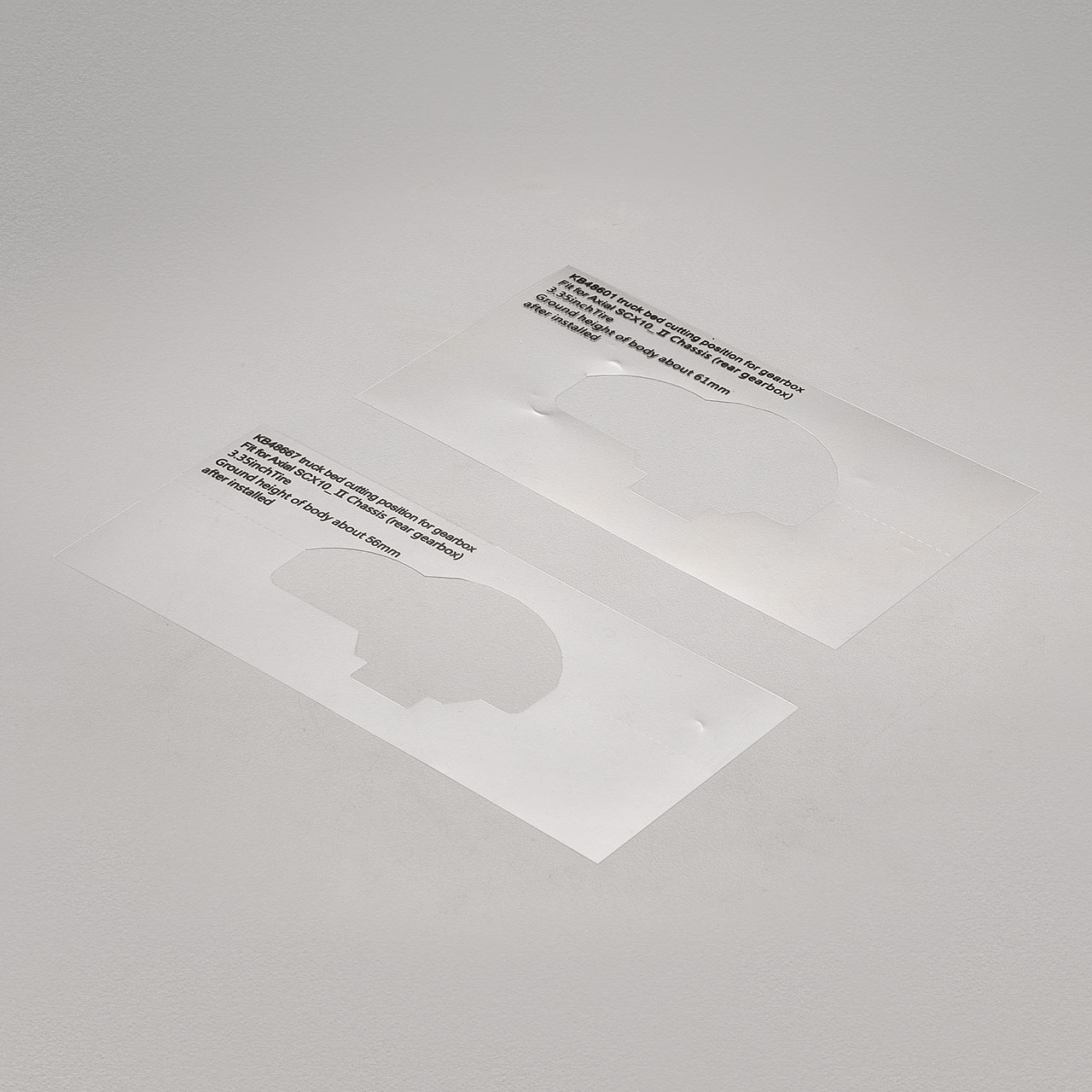 KB48704 Schneidschablone SCXII für Getriebeausschnitt LC70