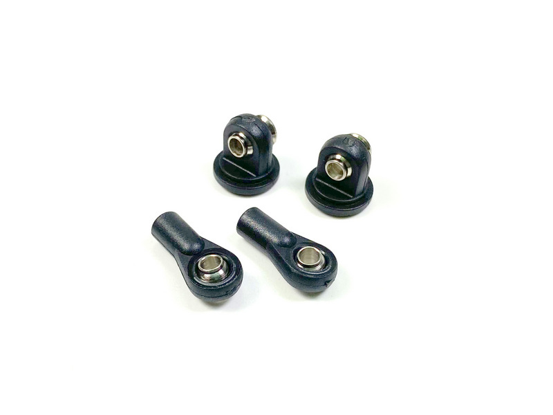 Absima Kugelkopfset f. Standard-Dämpfer 70mm-120mm (2 Paar) 2330051 - Abbildung 1