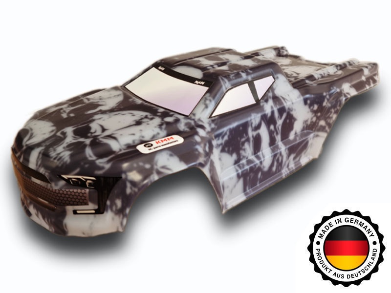 KMM Karo unbreakable +Dekor Skull-Designprint für ARRMA Kraton 4S