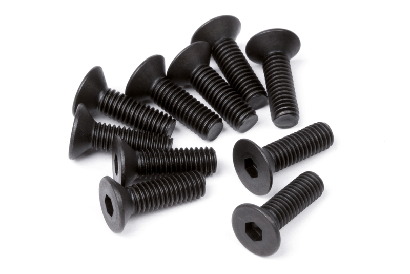 Flachkopfschraube M3x10mm (10St)