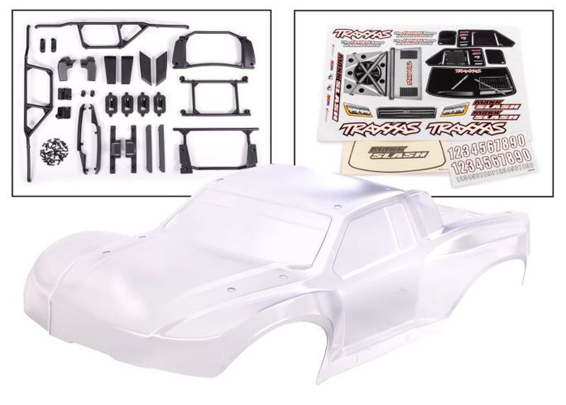 Traxxas Karosserie Heavy-Duty Maxx Slash klar mit Aufkleber  10211R - Abbildung 1
