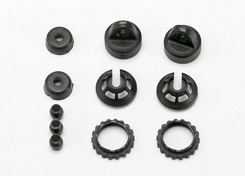 Traxxas Dämpferteller+Clips GTR 7065 - Abbildung 1
