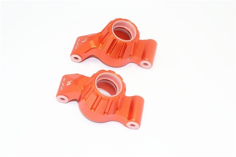 GPM Alu Radträger hinten orange Traxxas MAXX