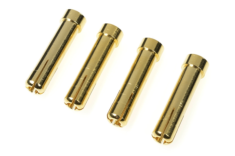 G-Force RC - Steckverbinder - 4.0 Buchse to 5.0mm Stecker - Goldkontakten Adapter - 4 St