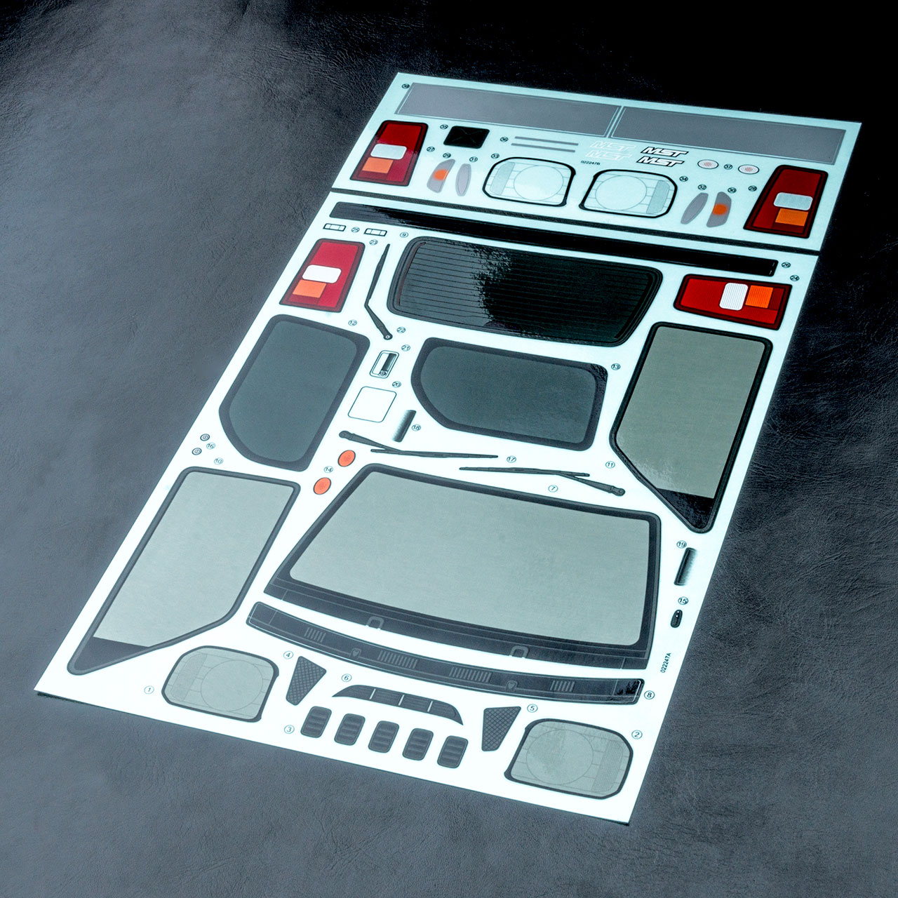 MST MST J3 body sticker 710005