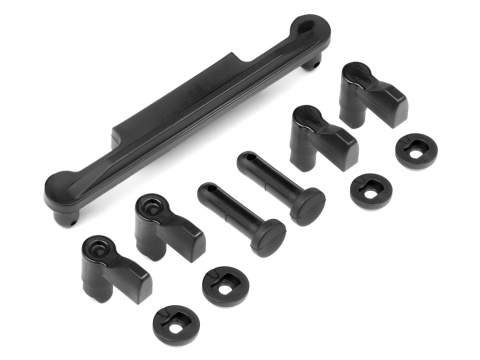 HPI AKKU-BOX VERSCHLUSS/HALTER SET (BAJA 5B FLUX) 108720