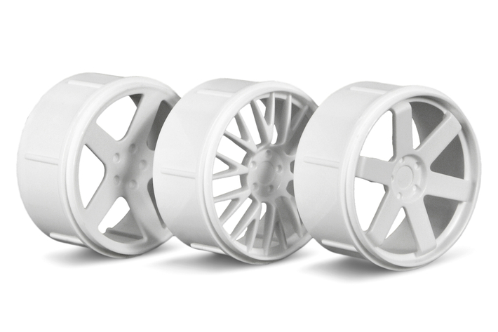 HPI Felgensatz (Weiss/Micro RS4) 73410 - Abbildung 1