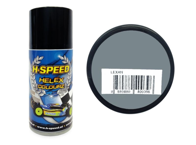 H-SPEED Lexan Spray Farbe Helex Colourz N@rdo grau 150ml HSPS016 - Abbildung 1