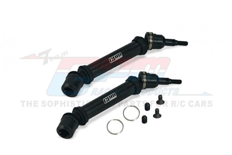 GPM Stahl/Alu-CVD-Antriebswellen hinten schwarz für div. ARRMA 1/10 Modelle MGO102RBK