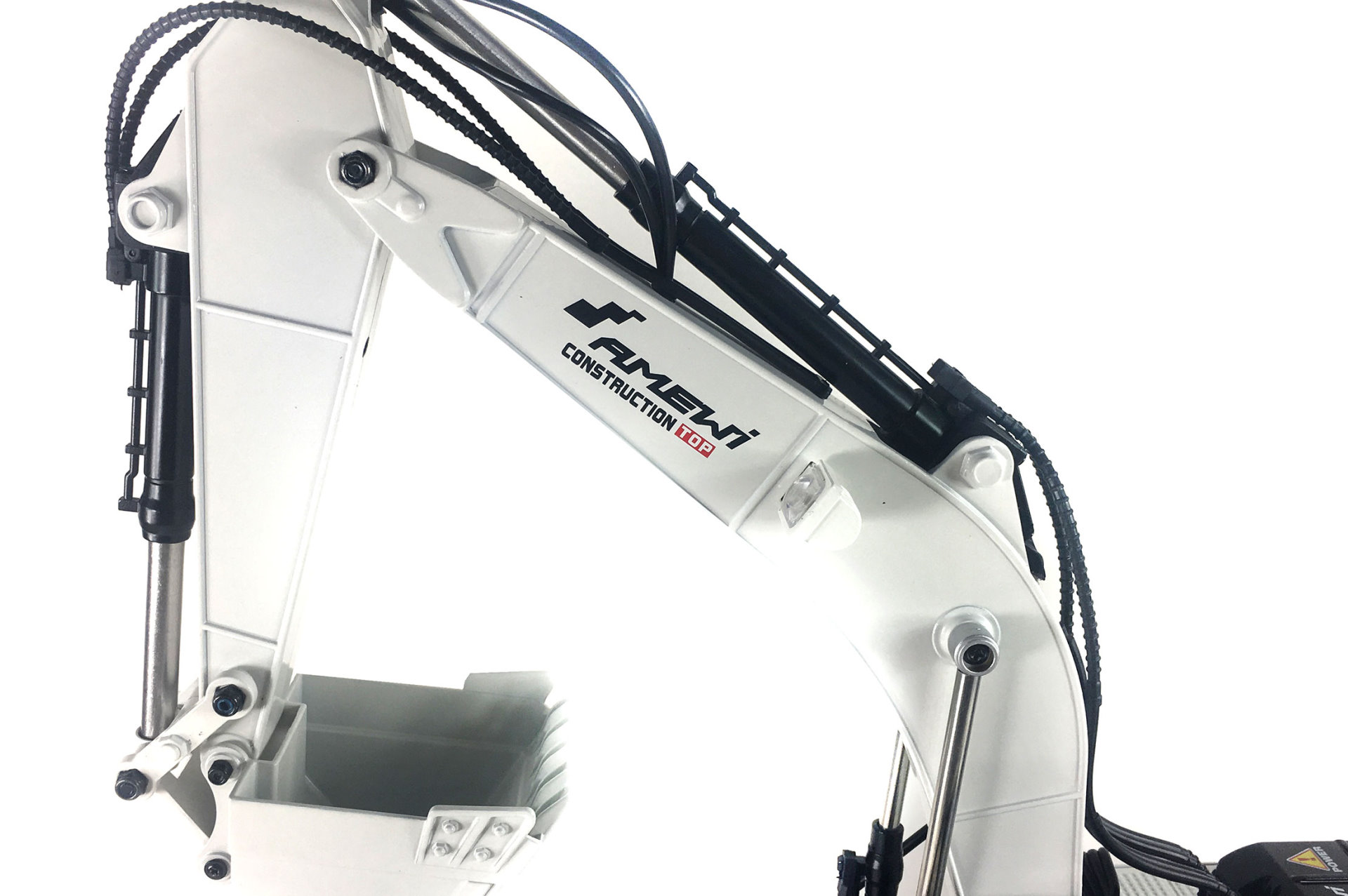 Amewi Bagger Vollmetall V4 1:14 weiß, 2,4GHz 22415 - Abbildung 7