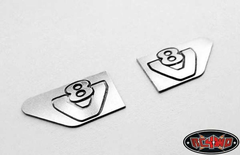 RC4WD Side Metal v8 Logo for Tamiya 1/14 Scania VVV-C0020
