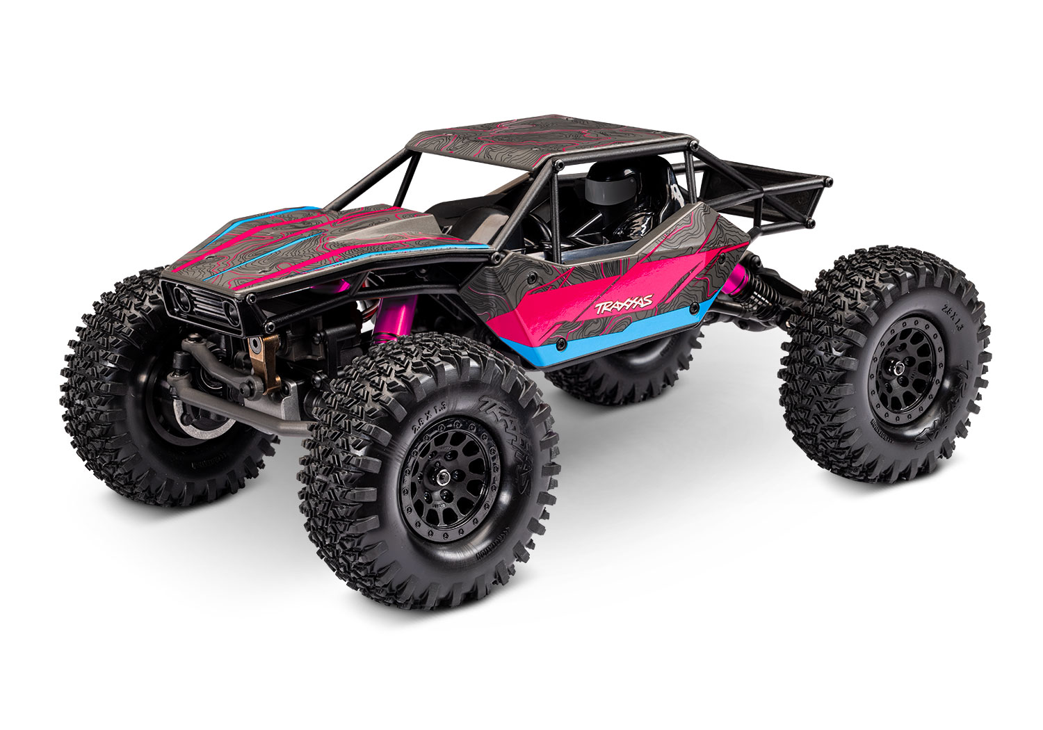 Traxxas TXC-4M Extreme Brushless Crawler 1/18 RTR pink RTR m. Akku&Lader 120074-1-PINK - Abbildung 2