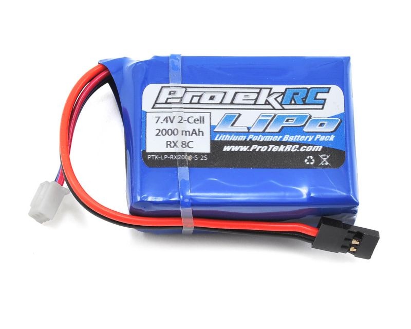 ProTek RC LiPo HB & Losi 8IGHT Empfänger Batterie Pack (7.4V/2000mAh)