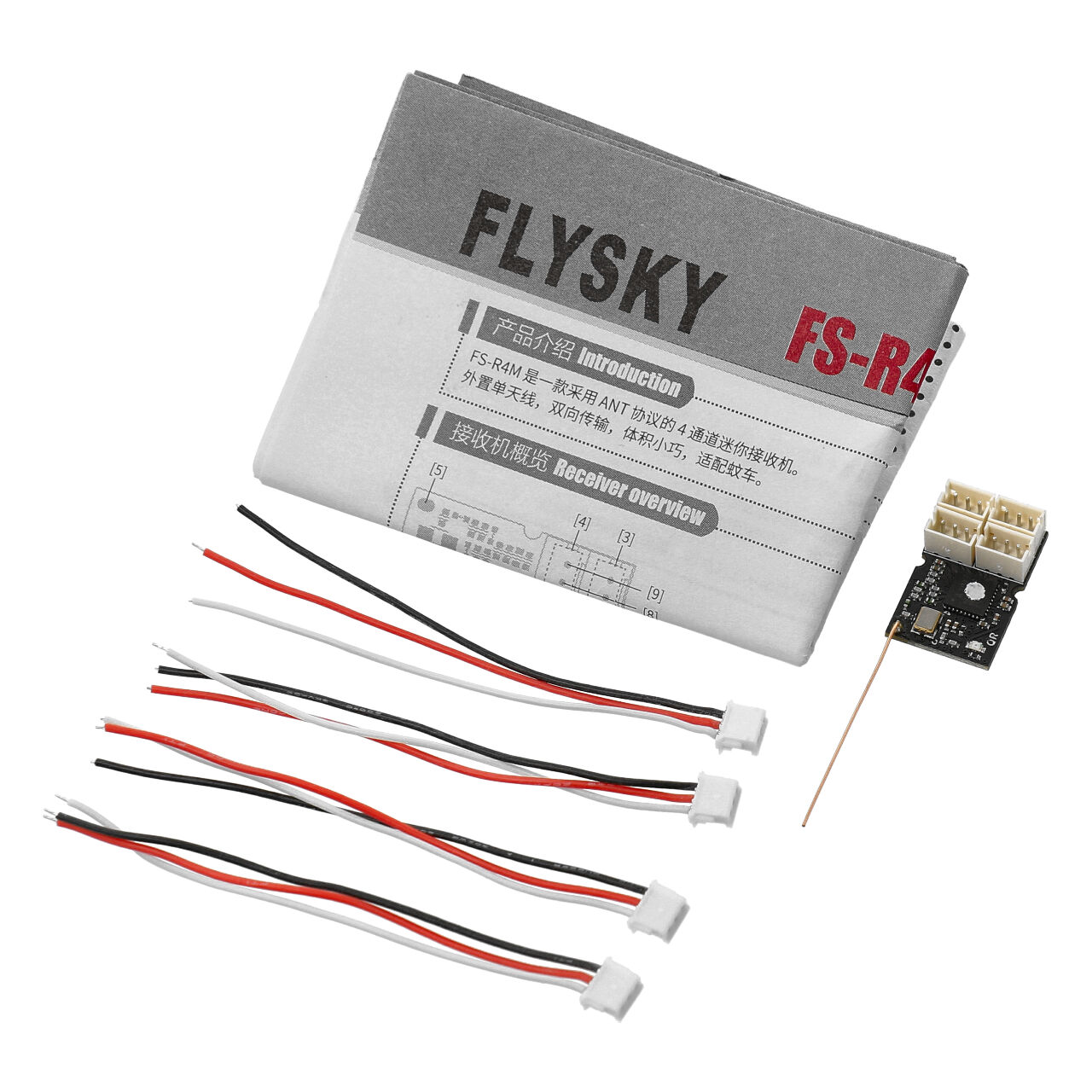 Flysky R4M ANT Empfänger 4 Kanal FS028