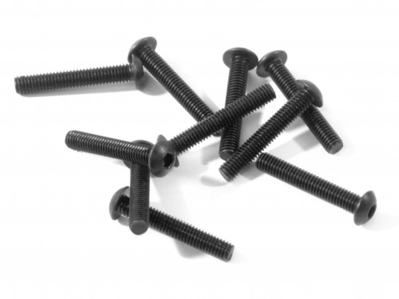 HPI Flachkopfschraube M3x18mm (Innensechskant/10St) Z356 - Abbildung 1