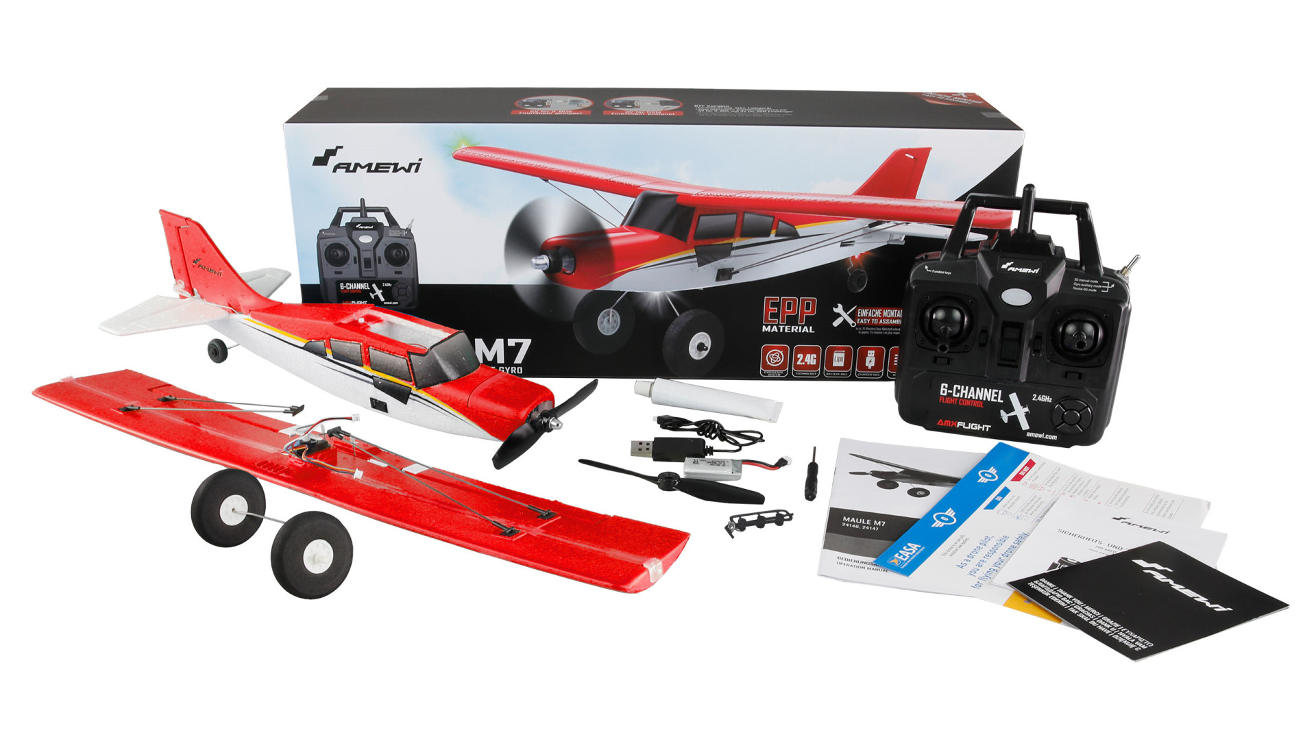 Amewi Maule M7 brushless 510mm 4-Kanal 3D/6G RTF rot 24146 - Abbildung 8