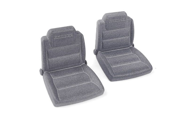RC4WD Bucket Seats for Axial SCX10 III Early Ford Bronco (Gray) VVV-C1292