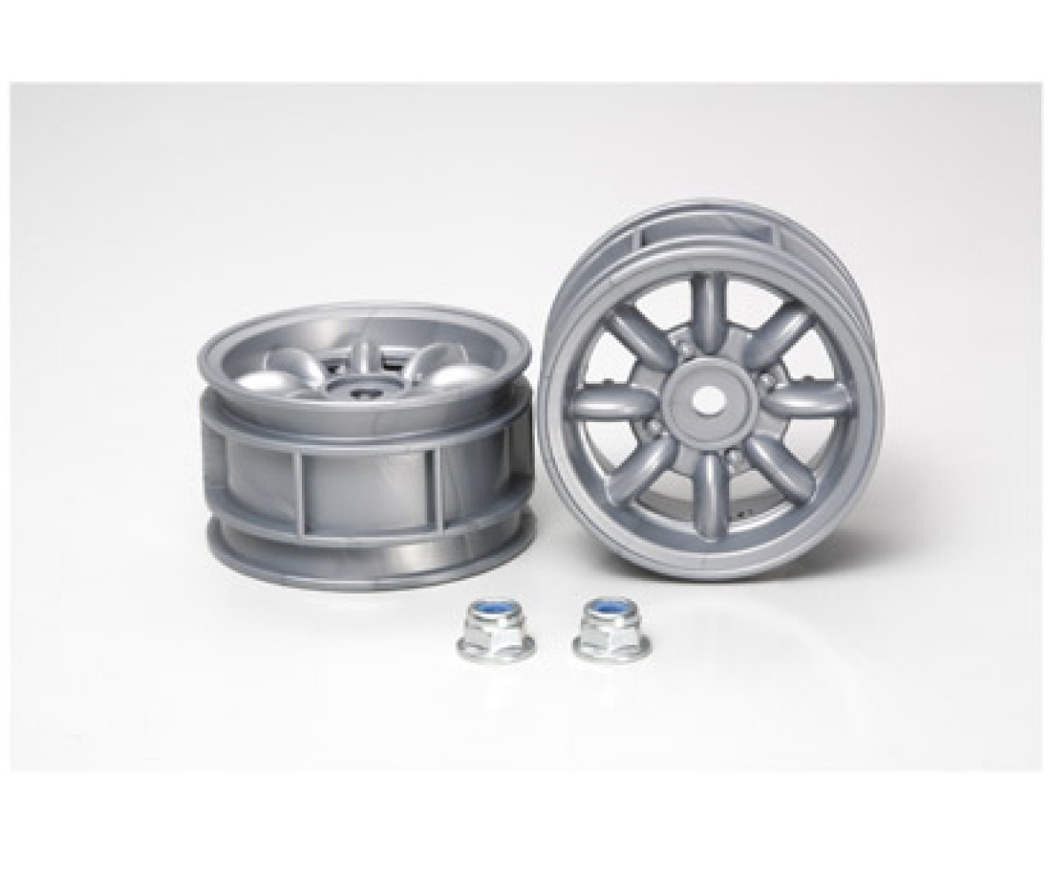 Tamiya 50569 M-Chassis 8-Speichen Felgen (2) silber 300050569
