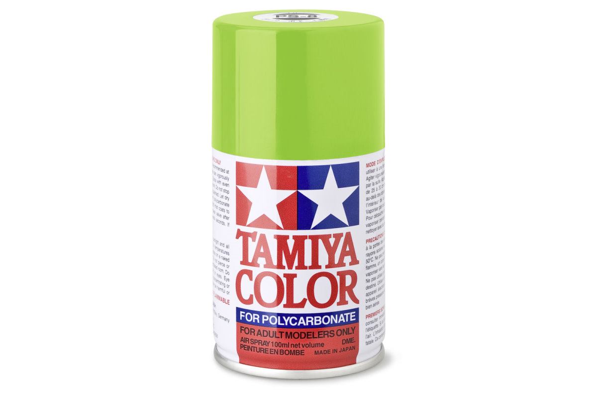 Tamiya Color Lexan Spray Farbe PS-8 Hellgrün PS8 Light Green 100ml 300086008