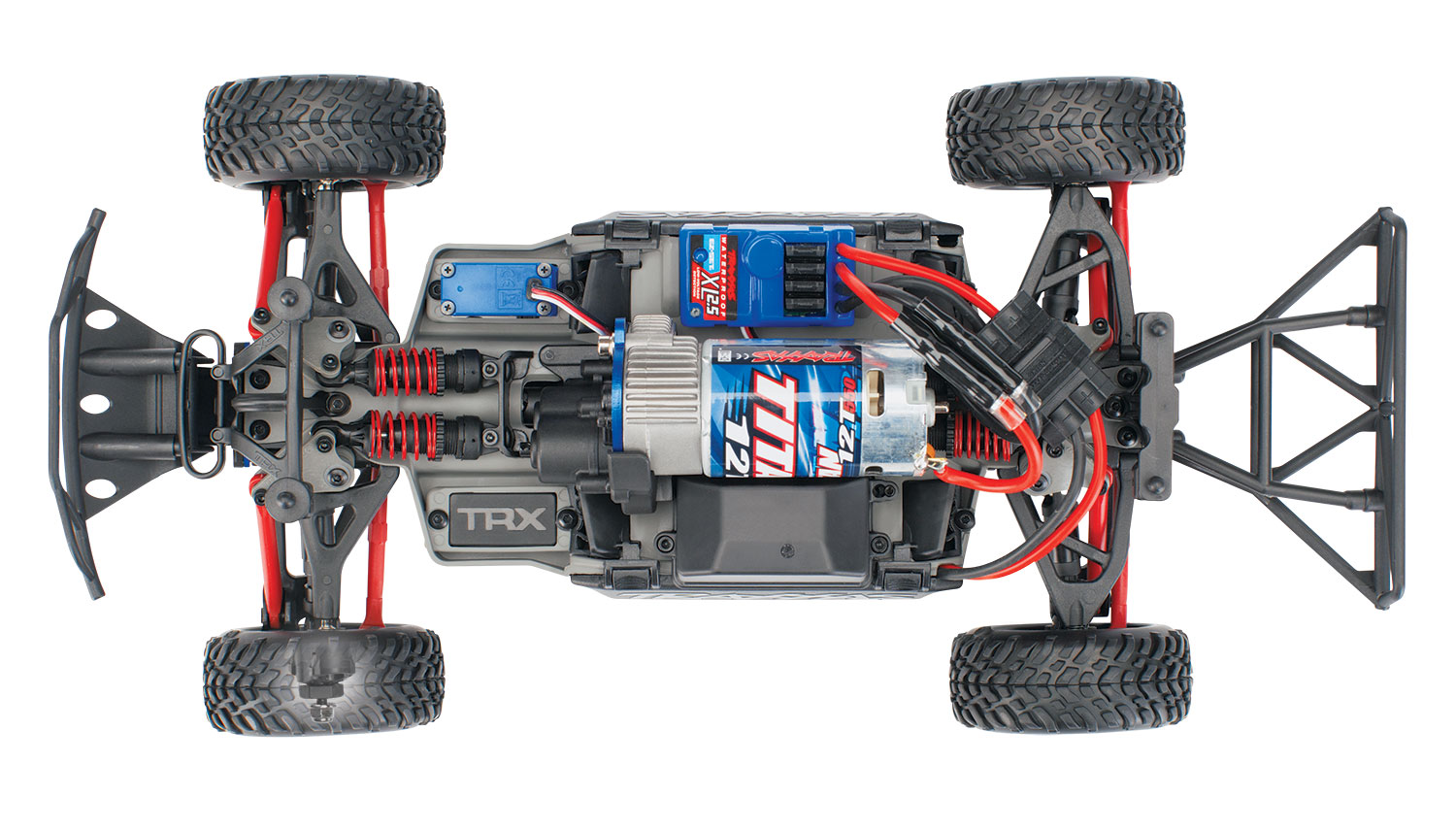 Traxxas Slash 4x4 1/16 Rot RTR Brushed mit Akku & USB-C Lader 70054-8 - Abbildung 5
