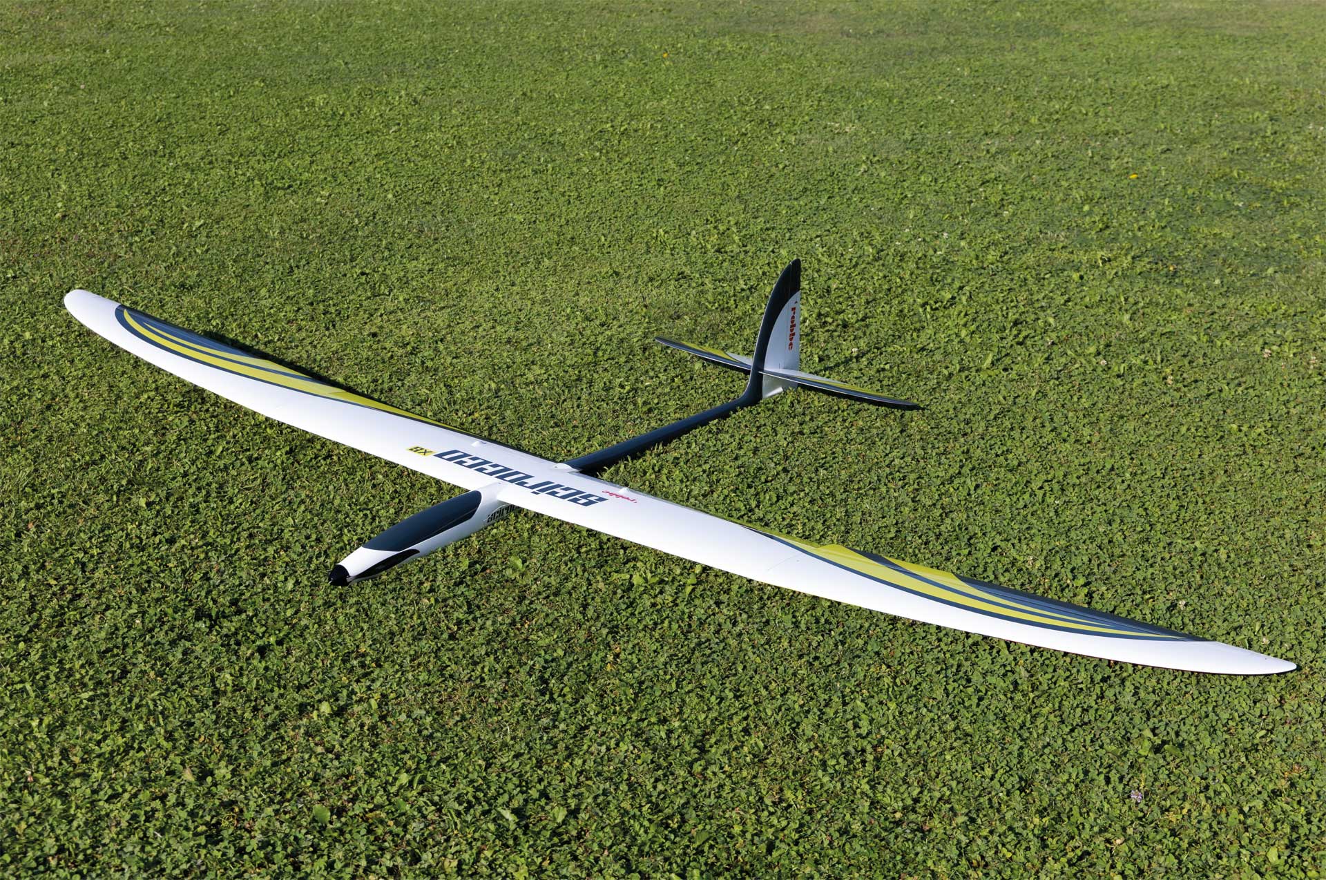 Robbe Scirocco XS 3,25m ARF (lime) Voll-GfK Hochleistungssegler mit 4-Klappenflügel 2674