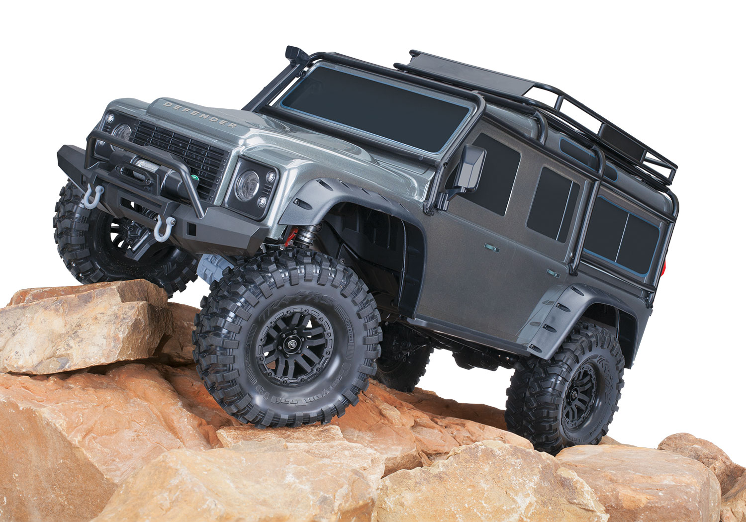 Traxxas TRX-4 Land Rover Defender Silber Clipless Crawler 82256-4