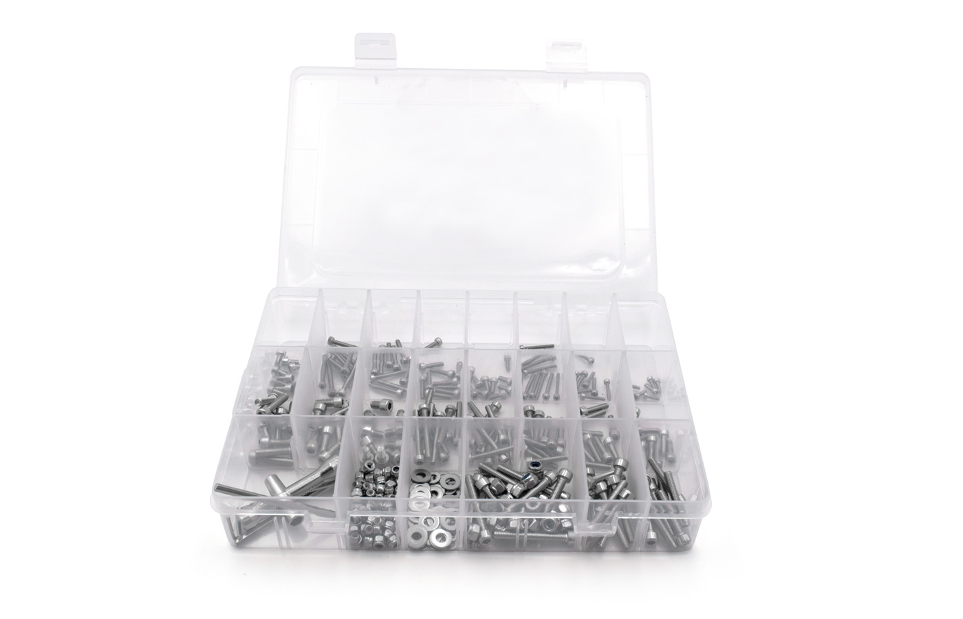 Modster Schrauben Set Innensechskant Edelstahl 355 Teilig mit Aufbew MD11716