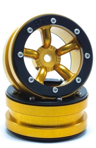 Metsafil Beadlock Wheels PT-Safari Gold/Schwarz 1.9 (2 St.) MT0010GOB