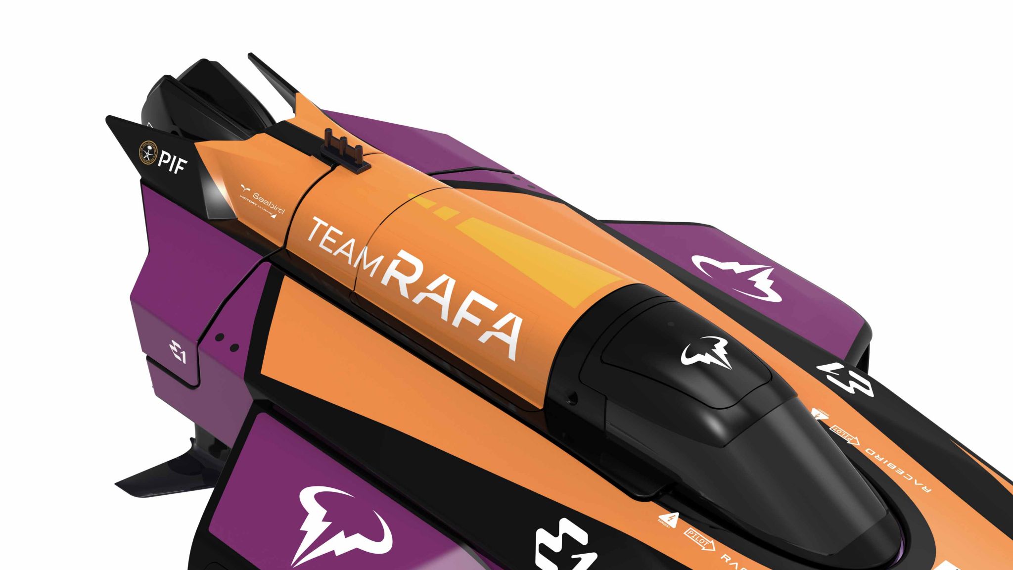 Joysway E1 Racebird Hydrofoil Boat Team Rafa 1/14 Rennboot RTR 8608RAFA - Abbildung 4