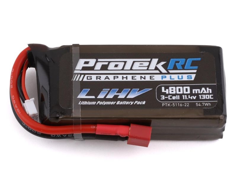 ProTek RC 3S 130C Low IR Si-Graphene HV Shorty LiPo Batterie (11.4V, 4800mAh, 93x43x25.7mm, 245g)