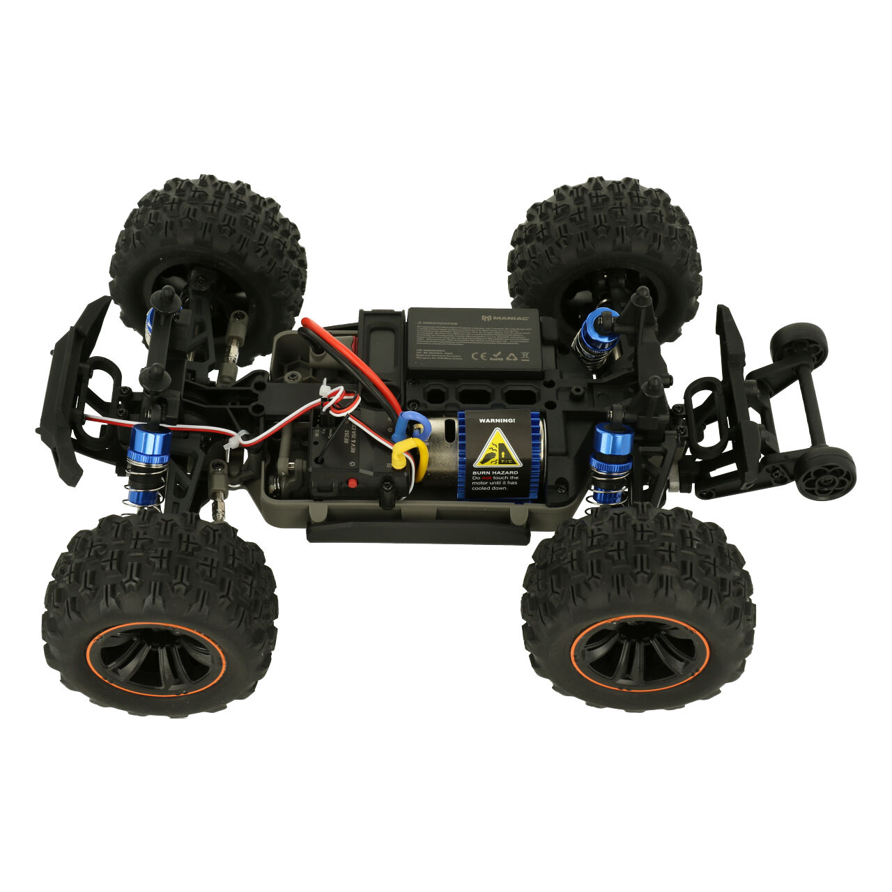 MANIAC Hyper GO Fury Brushed Truggy 1/16 blau/orange - Abbildung 4
