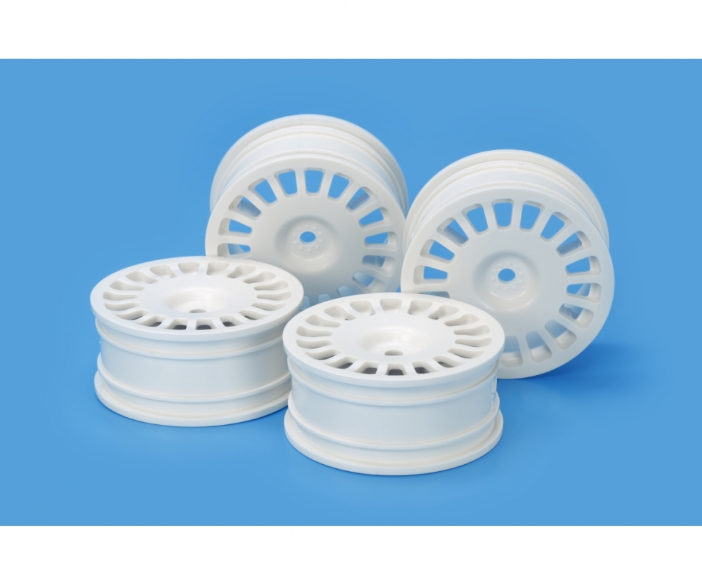 Tamiya 54851 1:10 Felgen (4) Rally Dish weiß 24mm 300054851