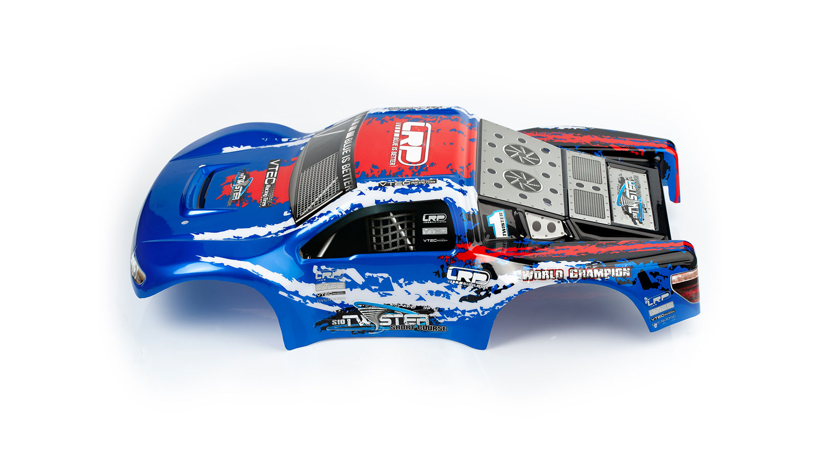 LRP S10 Twister SC Karosserie lackiert blau / rot Heavy Duty
