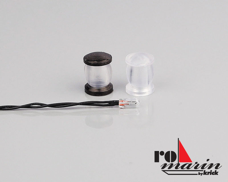 ROMARIN Rundumlampe 7,5x9 mm transparent (VE2) RO1646