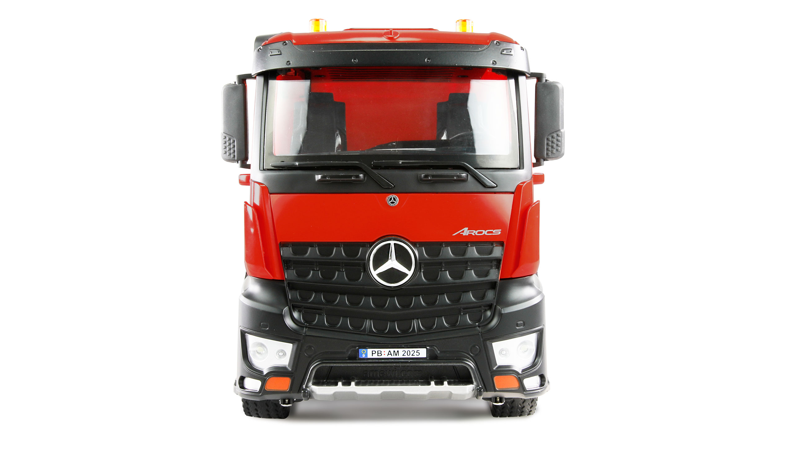 Amewi Mercedes-Benz Arocs Muldenkipper 8x4/4 4WD 1:18 RTR rot 22693