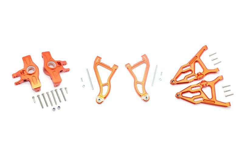 GPM Alu Aufhängung komplett Set vorn orange Traxxas UDR