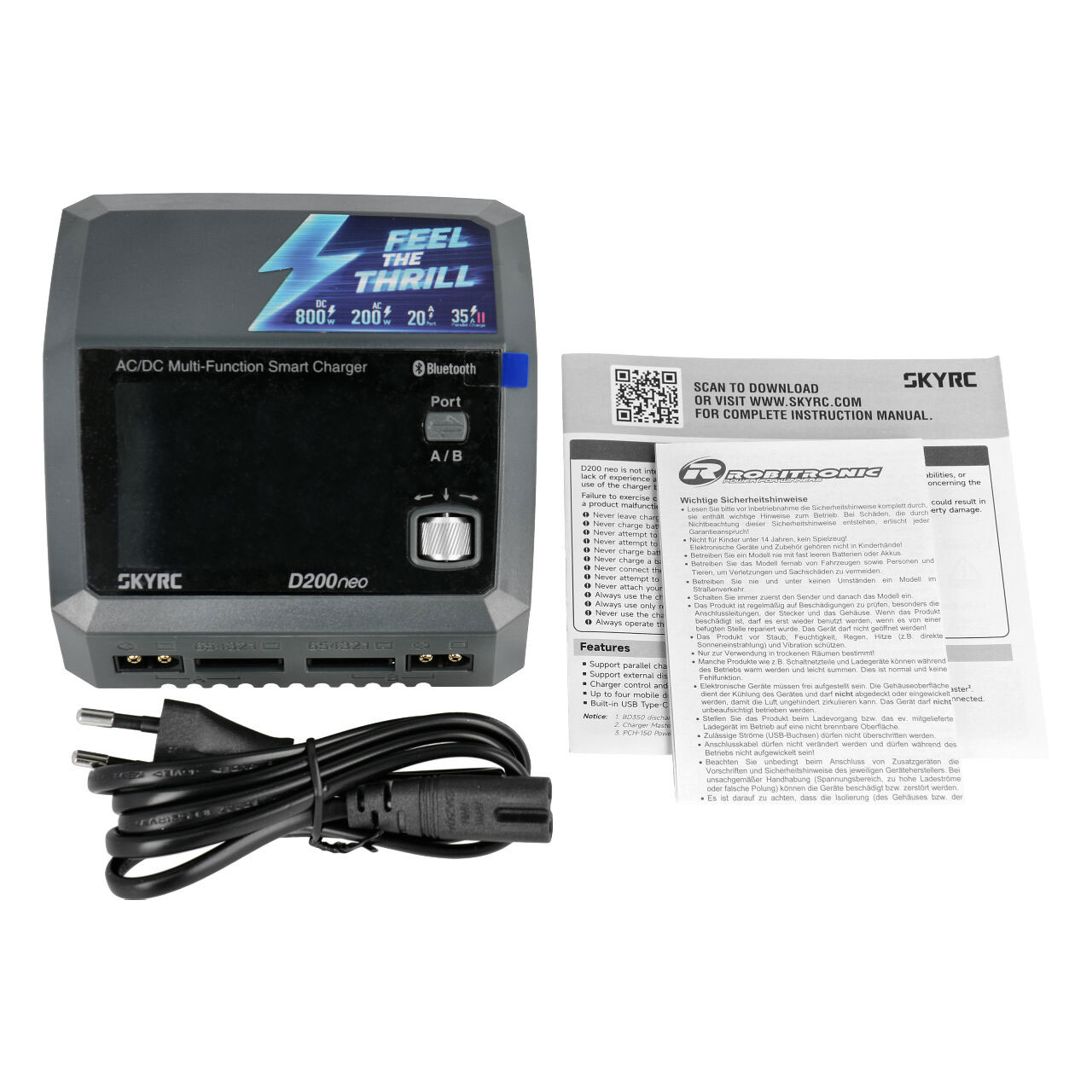SkyRC D200 Neo LiPo 1-6s 20A 200W AC SK-100196-01